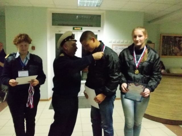 Гуляев Александр - победитель по такелажной подготовке в личном зачёте среди юношей.